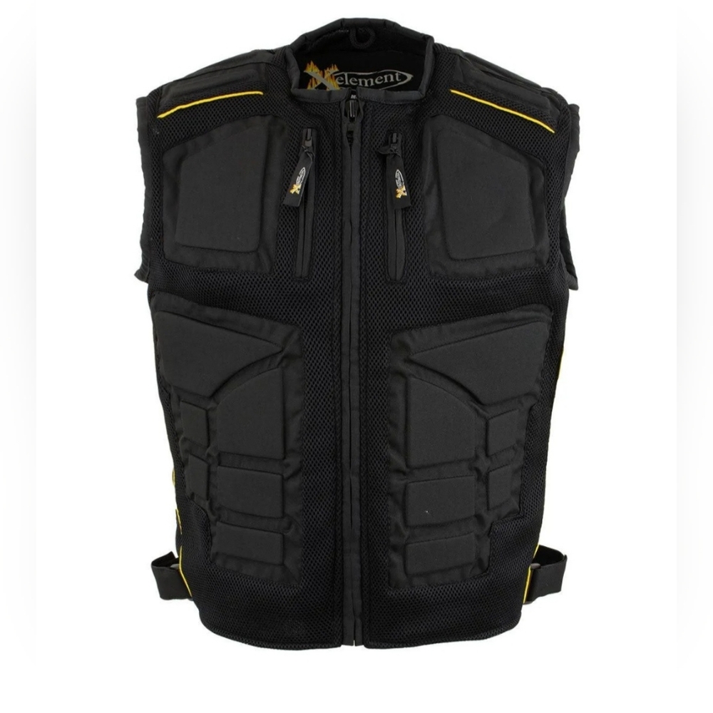 Xelement Advanced Motorcycle Gear Delta Tri-Tex Padded Vest *NWT*